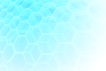 abstract hexagon white background