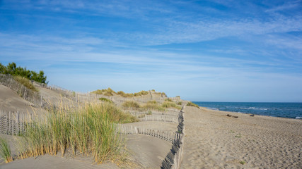 Strand l&Eacute;spiguette in der Camargue - Frankreich