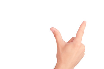 Hands concept. Virtual reality
