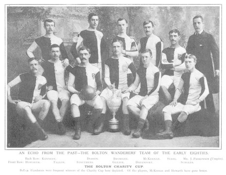 Bolton Wanderers Fc. Date: circa 1881