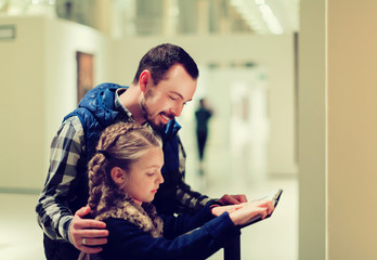 Father and daughter reading guide