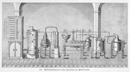 Distillation Apparatus   . Date: 1899