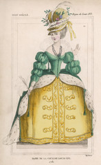 NOBLEWOMAN - circa 1780. Date: circa 1780