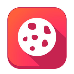 ikona z długim cieniem na tle zaokrąglonego kwadratu