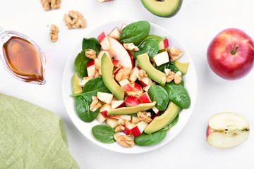 Fruit salad, top view