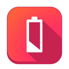 ikona z długim cieniem na tle zaokrąglonego kwadratu © vempireart