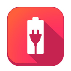 ikona z długim cieniem na tle zaokrąglonego kwadratu © vempireart