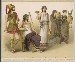 Greece - Costume. Date: circa 500 BC