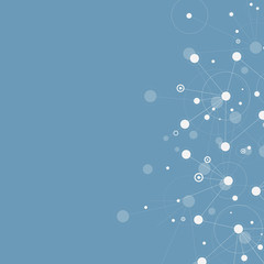 Abstract vector network connection structure