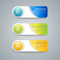Modern design number 4 step template can used for banner,infographic,data,presentation timeline business,chart, workflow layout,brochure,leaflet ,web design, number options.Vector illustration.