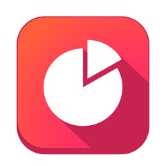 ikona z długim cieniem na tle zaokrąglonego kwadratu