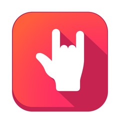 ikona z długim cieniem na tle zaokrąglonego kwadratu