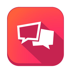 ikona z długim cieniem na tle zaokrąglonego kwadratu © vempireart