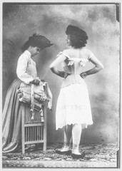 Costume - Underwear - Corset. Date: circa 1900