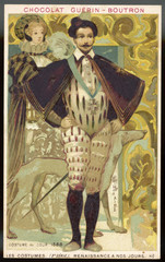 Costume - Men - Court 1588. Date: 1588