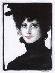 Lady in Black. Date: 1900