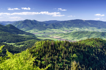 Beautiful country landscape in Slovakia