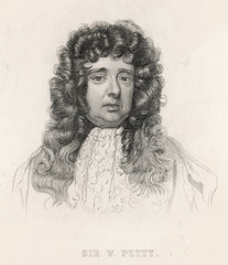 Sir William Petty. Date: 1623 - 1687