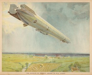 Zeppelin LZ-3. Date: circa 1906 © Archivist
