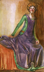 Englishwoman 1385. Date: circa 1385