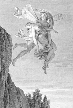 Psyche Carried by Zephyr