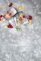 Breakfast in a glass jar