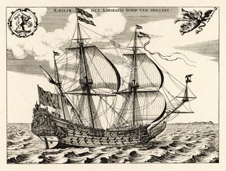 Sailing Ship 'Aemilia'. Date: 1626