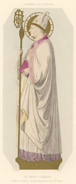 Roman Catholic Bishop. Date: Circa 15th Century