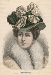 Winter Hat 1899. Date: 1899
