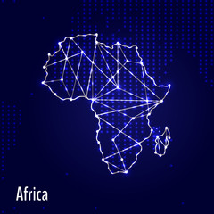 map political abstract of the world