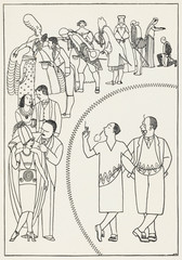 Satire on gender equality. Date: circa 1926