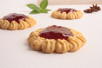 biscuits with jam homemade