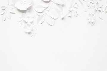 Hello, spring White paper flowers