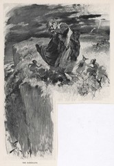 Traveller assailed by Korrigans. Date: 1898