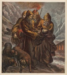 Saved on Alpine Pass. Date: circa 1870