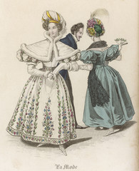 Costume - La Mode 1833. Date: 1833