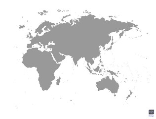Fototapeta na wymiar map political abstract of the world