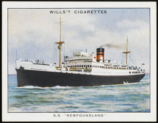 Newfoundland Steamer. Date: 1925