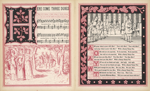Here come three dukes  words and music. Date: 1886