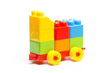 Plastic building blocks, toys