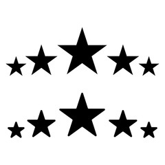 Star icons.Vector