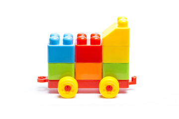 Plastic building blocks, toys