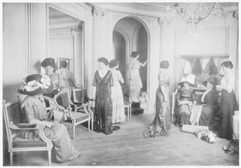 Fashion House - Doucet. Date: 1910