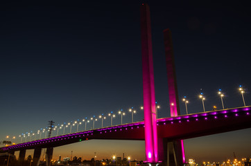 Bolte Bridge at Docklands in Melbourne