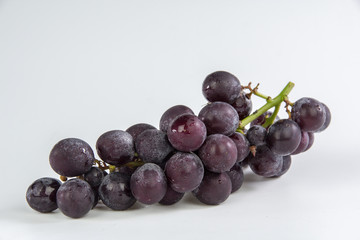 grapes bunch isolated on white background