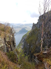 View from Norwegian cliffs