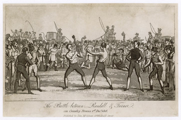 Boxing - Randall versus Turner. Date: 1 December 1818