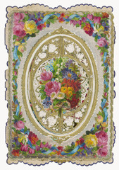 Valentine Card. Date: circa 1870