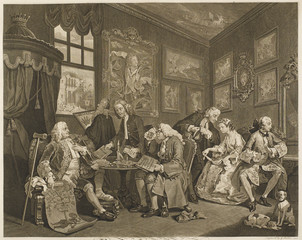 Contract I Hogarth 1745. Date: 1745