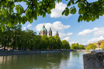 Sankt Lukas Kirche an der Isar, München, Deutschland